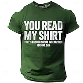  Férfi Vicces szleng Póló Rövid ujjú póló 3D nyomtatás Terített nyak Ing Divat Napi Napi Utca Medence Nyár Tavasz Ruházat S M L XL XXL XXXL
