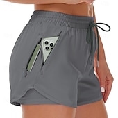 economico Pantaloncini sportivi-Per donna Shorts sportivi Shorts Pantaloncini Estivi Shorts da Spiaggia Vacanza Moda Casual Quotidiano Corto Misura del girovita medio Coulisse Fascia Elastica Tasca con cerniera Asciugatura Rapida