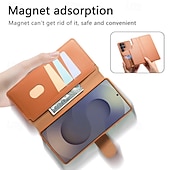 cheap 2026 Samsung Galaxy S26 Series-Phone Case For Samsung Galaxy S26 Ultra Plus S25 Ultra Plus S25 Edge S24 Plus Wallet Case with Stand Holder Full Body Protective Shockproof TPU PU Leather