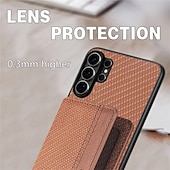 billiga 2026 Samsung Galaxy S26 Serien-telefon fodral Till Samsung Galaxy S26 S25 Edge S24 FE S23 S22 Plus Ultra A56 A36 A26 A16 A06 Skal Plånboksfodral med stativ Stötsäker TPU PU läder