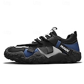 tanie Casualowe sneakersy-męskie buty sportowe typu adventure trail z wielokolorowymi paskami, oddychające i wytrzymałe, idealne na piesze wędrówki, sporty na świeżym powietrzu i do codziennego użytku