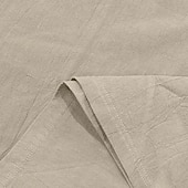 baratos Polo Clássico Masculino-Homens Camisa de linho Camisas Polo Casual Rua Lapela Manga Curta Básico Moderno Cruz Botões Verão Primavera Normal Preto Branco Azul Marinha cáqui Verde Tropa Cinzento Camisa de linho