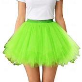  Retrò Vintage Anni '80 Gonna a cerchio Tutu Sottogonna Ballerino di balletto Costume Per donna Costume di Carnevale 2026 Halloween Carnevale Feste Performance Parata dell'Orgoglio Adulti Gonna