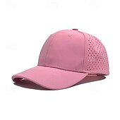 abordables Casquettes, chapeaux et visières-Casquette de Baseball Chapeau de soleil Casquette de tennis Unisexe Mancherons Casquette de Course Couleur Unie Protection solaire Évacuation de l'Humidité Respirant pour Tennis Base-ball Pickleball