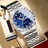 abordables Relojes de Cuarzo-872 nuevo reloj clásico de negocios de acero inoxidable ultrafino para hombre, reloj de pulsera de cuarzo luminoso resistente al agua