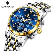 cheap Quartz Watches-LIGE Men Quartz Watch Minimalist Luminous Stainless Steel Watch