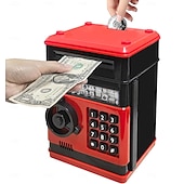 levne Dárkové předměty-Elektronická mincovní banka s ochranou heslem, ABS materiál, bankomat, digitální mince a vklad hotovosti, hudební hračka, dárek pro děti pro rané učení a vzdělávání