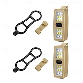 preiswerte Campingleuchten und Laternen-2 Stück 3 W Taschenlampen &amp; Campinglichter Arbeitsleuchten Multifunktion Niedlich Kreativ Weiß Rot Blau 5 V Außenbeleuchtung Hof Garten 16 LED-Perlen