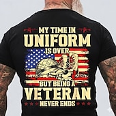 ieftine Tricouri patriotice 250-4 Iulie 2026 250 de ani de Ziua Memorială Tricou pentru bărbați Imprimare 3D Steaua Statelor Unite cu guler rotund Tricou cu mânecă scurtă Stradă zilnică