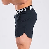 Недорогие Беговые шорты-Муж. Шорты для бега Спортивные шорты Шорты для занятий в спортивном зале Карман Шорты Повседневные на открытом воздухе спорт Лето Весна Быстровысыхающий Легкость Влагоотводящие