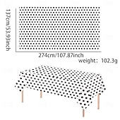 رخيصةأون مباراة كرة القدم العالمية 2026-طقم من 3 مفارش طاولة لكرة القدم، مناسبة لمباريات الصيف العالمية، مقاس 54 × 108 بوصة، غطاء طاولة من البولي إيثيلين المقاوم للماء للاستخدام مرة واحدة، زينة طاولة لحفلات ذات طابع رياضي، مثالية لأعياد