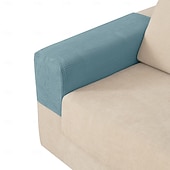 abordables Housse de fauteuil et d'accoudoir de canapé-Housses d'accoudoirs pour chaises et canapés, housses d'accoudoirs de canapé en jacquard spandex, protection antidérapante pour meubles, housses lavables pour fauteuils inclinables