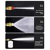 abordables Outils de nettoyage pour véhicule-Nettoyeur haute pression sans fil, nettoyeur haute pression portable alimenté par batterie rechargeable et chargeur, nettoyeur haute pression portatif pour le lavage de voiture, terrasse, clôture,
