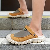 abordables sandalias de exterior-Zapatillas de punto para hombre, sin cordones, para exteriores: zapatillas deportivas informales, ligeras y transpirables, ideales para actividades al aire libre, caminar, viajar y para la playa.