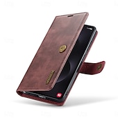 cheap 2026 Samsung Galaxy S26 Series-Phone Case For Samsung Galaxy S26 S26 Plus S26 Ultra Flip Cover Full Body Protective Retro Genuine Leather