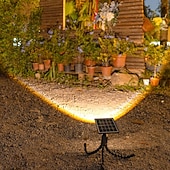 olcso Pathway Lights &amp; Lanterns-1 db kültéri napelemes fali spotlámpa, IP55 vízálló, 3 LED gyöngy, polip dizájn, kettős rögzítési lehetőség, dekoratív LED tájvilágítás kertbe, udvarra, ösvényre, gyepre, teraszra