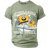  Hombre Argot divertido Camiseta Manga Corta Camiseta Impresión 3D Cuello Barco Camisa Moda Diario Diario Calle Brezo de pomelo Verano Primavera Ropa S M L XL XXL XXXL