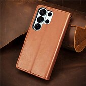 cheap 2026 Samsung Galaxy S26 Series-Phone Case For Samsung Galaxy S26 S26 Plus S26 Ultra Wallet Case Flip Cover with Wrist Strap Kickstand Retro TPU PU Leather