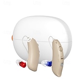 cheap Household Appliances-Digital Hearing Aids for Seniors ,Personal Hearing Enhancement Behind-The-Ear Aid  Sound Amplifier, Rechargeable Digital Hearing Amplifier with All-Day Battery Life