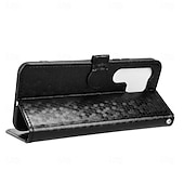 billige 2026 Samsung Galaxy S26-serien-telefon Etui Til Samsung Galaxy S26 S26 Pluss S26 Ultra Lommebok-kortveske Magnetisk Helkroppsbeskyttende med nøkkelbånd Kontor / Bedrift Geometrisk mønster TPU