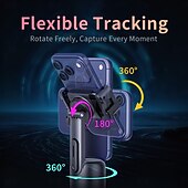 economico Bastoni per selfie-Auto Face Tracking Phone Holder,No App Required,360 Rotation Phone Camera Stand with Remote and Gesture Control, Smart Shooting Tripod for Vlog/TIK Tok Live Streaming YouTube Video Recording