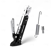 levne El Araçları-Univerzální motocyklový stojánek, boční opěrka, držák na nohy, nastavitelný boční stativ pro motocykl, motokros, skútr, moped