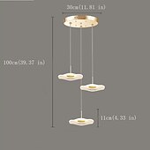 preiswerte Cluster-Design-Moderne LED-Pendelleuchten aus Acryl, kompatibel mit Wohnzimmer, Esszimmer, Treppenhaus, Kronleuchter, Wohnaccessoires, Hängeleuchten, Pendelleuchten