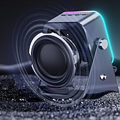 cheap Decorative Lights-Induction Speaker with Phone Stand Wireless Induction Audio Speaker Amplifier with Light 10W Phone Holder Smartphone Bracket