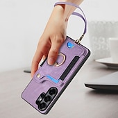 cheap 2026 Samsung Galaxy S26 Series-Phone Case For Samsung Galaxy S26 S25 Edge S24 S23 FE S22 Plus  Ultra A56 A36 A26 A16 A06 Wallet Case with Wrist Strap Shockproof TPU PU Leather