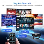 cheap Projectors-Native 1080P 5G Smart Projector, 8K Supported Android 13.0 Movie Projector for Soccer Watch Party, HDR 10+ Home Theater for Football Tournament, Stadium Experience for Championship Game Night