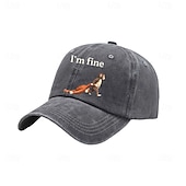 ieftine Şapcă de baseball pentru bărbaţi-Bărbați Șapcă de baseball Negru Roz Îmbujorat Bumbac Peteci Șic Stradă Casual Zilnic În aer liber Haine de strada Animal Motto &amp; Zicale Protecție Solară Cremă Cu Protecție Solară Respirabilitate