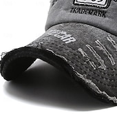 preiswerte Baseballkappe für Herren-Herren Baseballkappe Sonnenhut Blau Schwarz Gepolsterten Stoff Patchwork Mode Streetwear Lässig Täglich Outdoor Urlaub Zitate &amp; Sprüche Sonnenschutz Atmungsaktivität