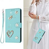 economico 2026 Samsung Galaxy S26 Serie-telefono Custodia Per Samsung Galaxy S26 S26 Plus S26 Ultra per Donna Ragazza con Supporto Slot per Carte Fiore Floreale TPU Pelle PU
