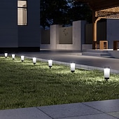 Χαμηλού Κόστους Διαδρομές και φανάρια-4 τεμάχια ηλιακά φώτα εξωτερικού χώρου για γκαζόν, αδιάβροχα φώτα για βίλα, μονοπάτια κήπου, διακοσμητικά φώτα, αυλή, λιβάδι, έδαφος, ένθετα φώτα