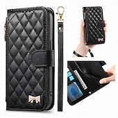 cheap 2026 Samsung Galaxy S26 Series-Phone Case For Samsung Galaxy S26 S26 Plus S26 Ultra Wallet Case Flip Cover Zipper with Wrist Strap Kickstand Retro TPU PU Leather