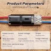 お買い得  LEDアクセサリー-ダブルワイヤプラグインコネクタ、LEDライトストリップ低電圧コネクタ2ピン、ロックバックル付き - クイック接続、ワイヤの被覆を剥がしたり切断したりする必要はありません、50個入り