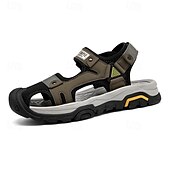cheap Outdoor Sandals-Men's Outdoor Hiking Sandals – Adjustable Strap Sport Sandals with Breathable Mesh and Durable Sole, Perfect for Summer Travel, Beach Adventures and Outdoor Activities