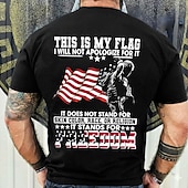 preiswerte Patriotische 250 T-Shirts-4. Juli 2026 250. Gedenktag Herren 3D-Druck US-Flagge Veteran Rundhalsausschnitt Kurzarm T-Shirt täglicher Streetwear