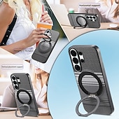 cheap 2026 Samsung Galaxy S26 Series-Phone Case For Samsung Galaxy S26 S25 Edge S24 FE S23 Ultra Plus A56 A36 A26 A16 A35 5G A15 Magnetic Adsorption with Stand Holder Shockproof TPU PU Leather