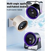 cheap Desktop Fans-Quiet Desktop Cooling Fan, Adjustable Tilt - Rechargeable Silent Fan for Home Office Study Bedroom, Low Noise Operation