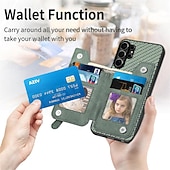 cheap 2026 Samsung Galaxy S26 Series-Phone Case For Samsung Galaxy S26 S25 Edge S24 FE S23 S22 Plus  Ultra A56 A36 A26 A16 A06 Wallet Case with Stand Holder Shockproof TPU PU Leather