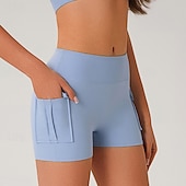 Χαμηλού Κόστους Γυναικείες φούστες και σορτς-Γυναικεία Μονόχρωμο Casual φούστα Φούστες τένις με σορτς Αθλητική φούστα Τσέπη Ψηλή Μέση Ελαστικό Σκούπισμα ιδρώτα Αναπνέει Τέννις Γκολφ Pickleball Φούστες Φόρμα Μαύρο Μπλε Σκούρο μπλε Ρούχα τένις