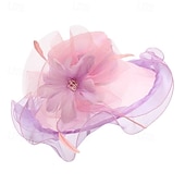 preiswerte Fascinators &amp; Hüte-Derby Hut Kirchenhut Kentucky Derby Hut Dame Edelfrau Kostüm Damen Derby Ascot Pferderennfestival Erwachsene Hut Frühling &amp; Sommer