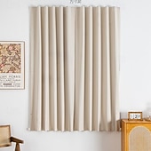 olcso Elsötétítő függöny-2 db 100%-os sötétítő függöny, öntapadós, lyukasztásmentes, hálószobai napellenző, szigetelés, ablakfüggöny, ajtó, erkély, napvédelem