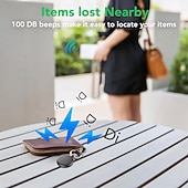 cheap Security Sensors &amp; Alarms-Air Tracker Tags 4Pack Smart Bluetooth Trackers, Item Locators Compatible with the Apple Find My App (iOS Only), Trakcer Tag Locators for Keys, Luggage, Shoulder Bags, and weTag mini