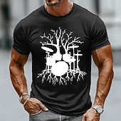  Per uomo Musica Divertente Maglietta Manica Corta maglietta Stampa 3D Girocollo Camicia Moda Quotidiano Quotidiano Streetwear Blu Nero Verde Estate Primavera Abbigliamento S M L XL XXL XXXL