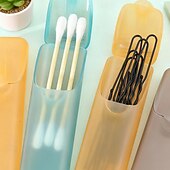 levne Úložiště a organizování-4/6 ks přenosných úložných krabiček (náhodná barva), organizér na malé díly, cestovní párátka, dentální nit, přihrádky na pilulky a šperky, pouzdra na jehly s vatovými tyčinkami, domácí cestovní