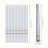 お買い得  バーベキューとアウトドア料理-ステンレス製バーベキュー串51点セット（筒状の収納ラック付き）、再利用可能なグリル串、平型キャンプ用バーベキューフォーク、アウトドア調理器具、ピクニック用調理器具、バーベキューアクセサリー