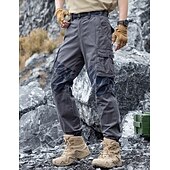 levne Cargo kalhoty-Pánské Kargo kalhoty Běžci Kalhoty Taktické kalhoty Pracovní kalhoty Slátanina Multi kapsa Kapsa s klopou Kamuflážní barva Větruvzdorné Pohodlné Denní Venkovní Dovolená Šik ven stylové Armádní zelen