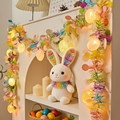 baratos Alimentado por Pilha-Luzes de LED em formato de coração, conto de fadas, 2m, 10 LEDs, alimentadas por bateria, para decoração de quarto, jardim, varanda, alpendre, janela e festas de Páscoa.